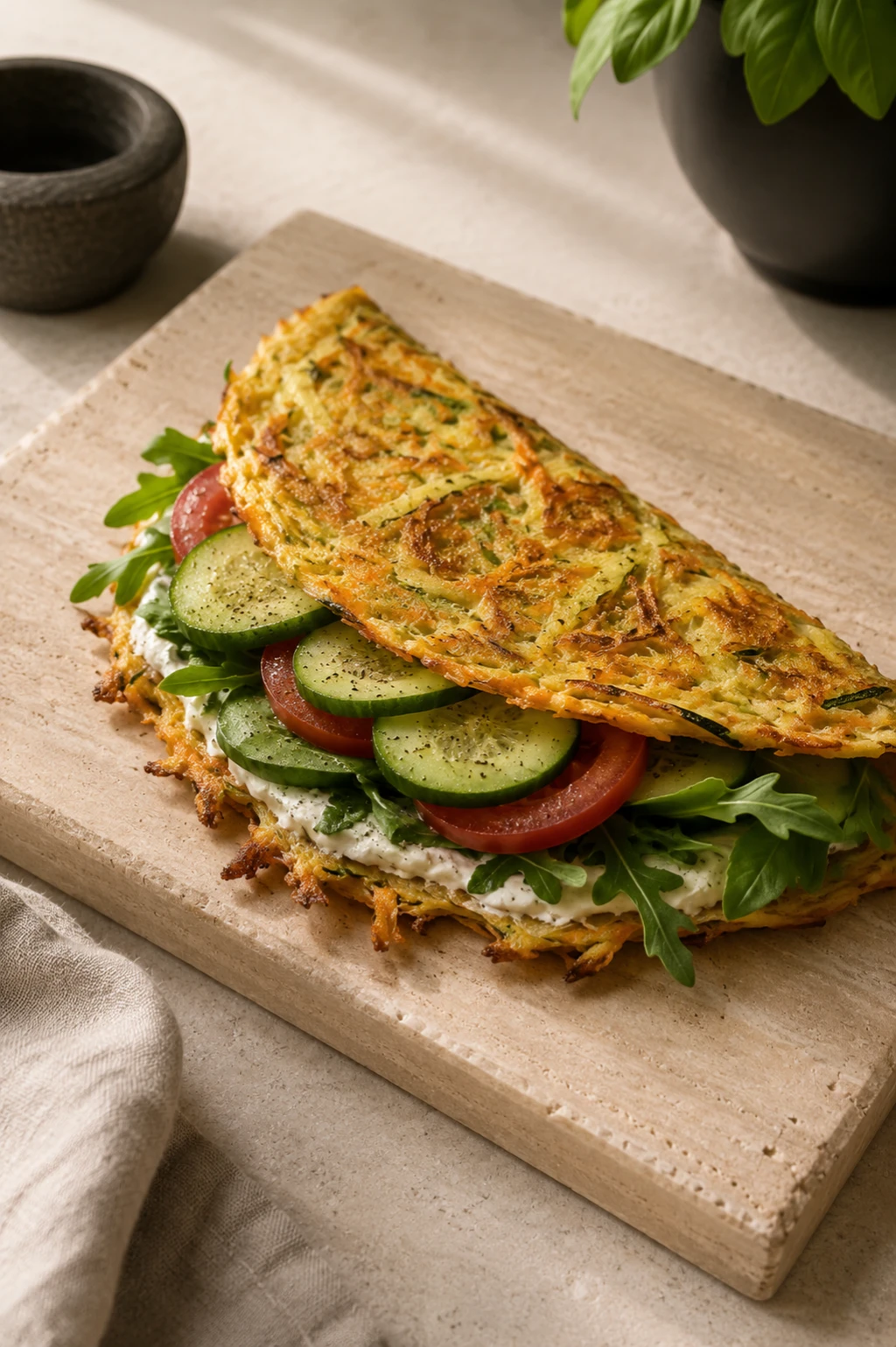 Wrap di Carote e Zucchine