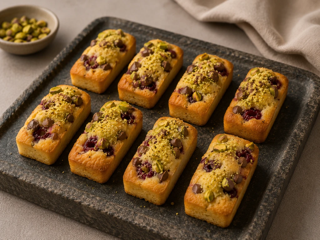 Mini-PlumCakes al Lampone e Pistacchio